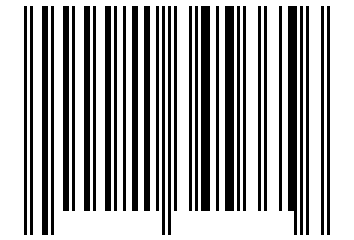 Number 21345665 Barcode