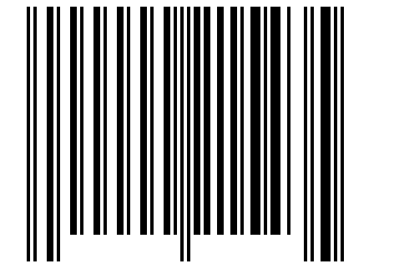 Number 215435 Barcode