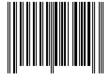 Number 23020 Barcode