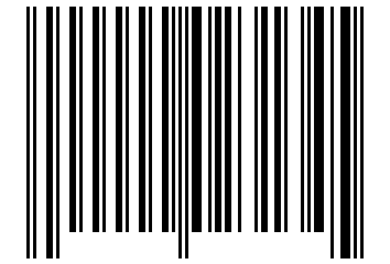 Number 23134 Barcode