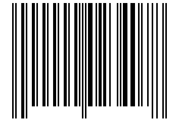 Number 23407 Barcode