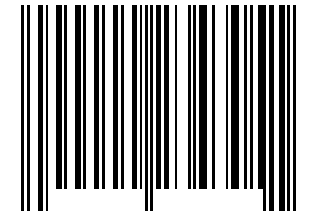 Number 234305 Barcode