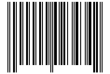 Number 23434 Barcode