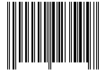 Number 23545 Barcode