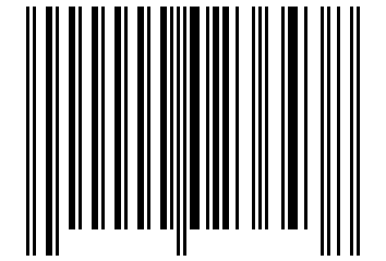 Number 23643 Barcode