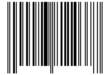 Number 23811037 Barcode