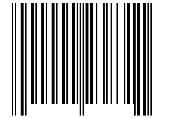 Number 238311 Barcode
