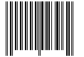 Number 23962 Barcode