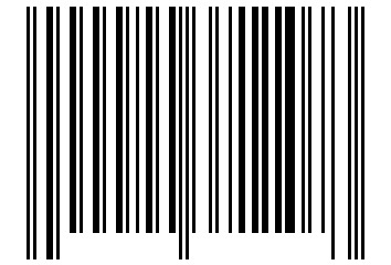 Number 24371107 Barcode