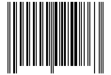 Number 25086 Barcode
