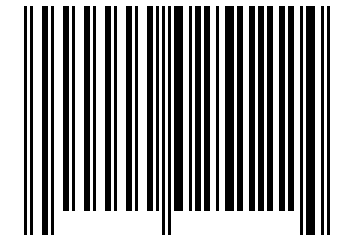 Number 25122 Barcode