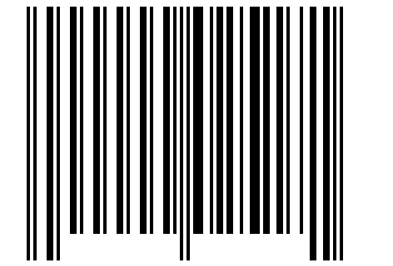 Number 25171 Barcode