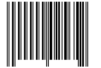 Number 25652 Barcode