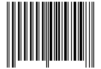 Number 25709 Barcode