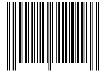 Number 25710018 Barcode