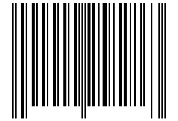 Number 258286 Barcode