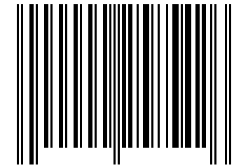 Number 258542 Barcode