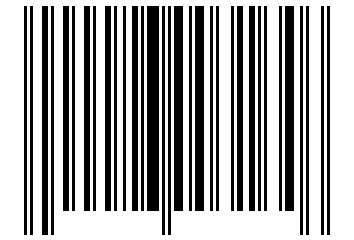 Number 26003164 Barcode