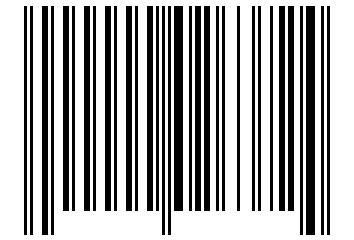 Number 26372 Barcode