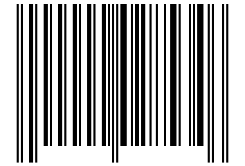 Number 28534 Barcode