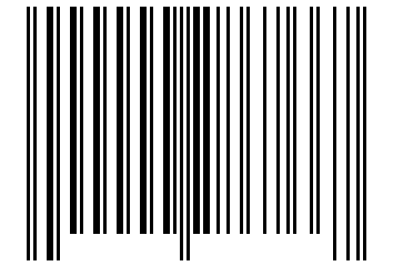 Number 286766 Barcode