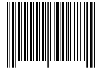 Number 301687 Barcode