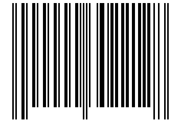 Number 302212 Barcode