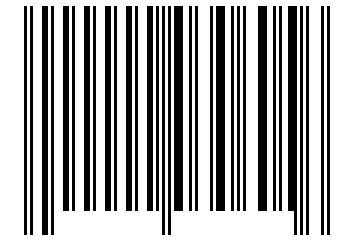 Number 30605 Barcode