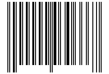 Number 30666 Barcode