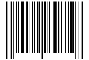 Number 30672 Barcode