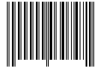 Number 30747 Barcode
