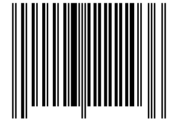 Number 3111103 Barcode
