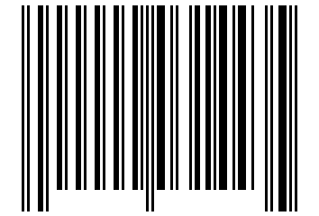 Number 31443 Barcode