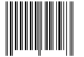 Number 316583 Barcode