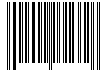 Number 31662 Barcode
