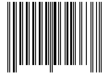 Number 31663 Barcode