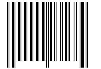 Number 31684 Barcode