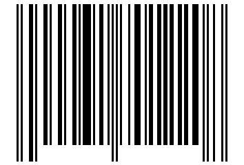 Number 31701220 Barcode