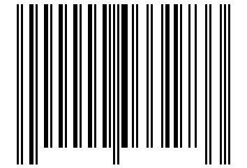 Number 33173 Barcode