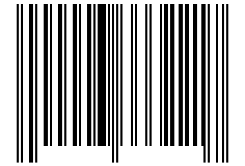 Number 3333221 Barcode