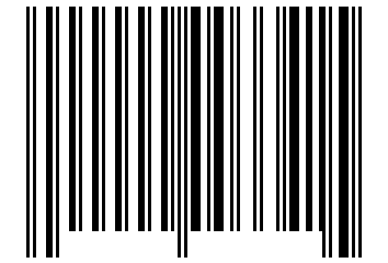 Number 3341 Barcode
