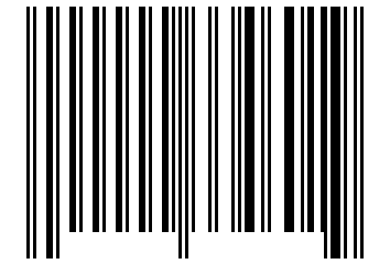 Number 334601 Barcode