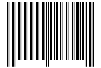 Number 3352 Barcode