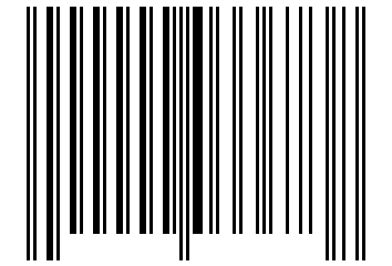 Number 33673 Barcode