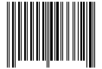 Number 3372 Barcode