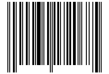 Number 34172068 Barcode