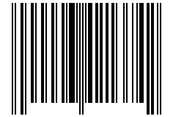 Number 3421374 Barcode