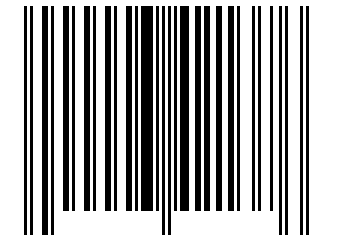 Number 3421376 Barcode