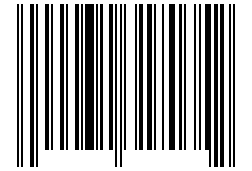 Number 34317035 Barcode