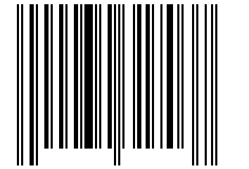 Number 34317037 Barcode